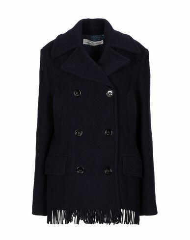 Golden Goose Woman Coat Midnight blue Polyamide, Viscose, Virgin Wool Cover