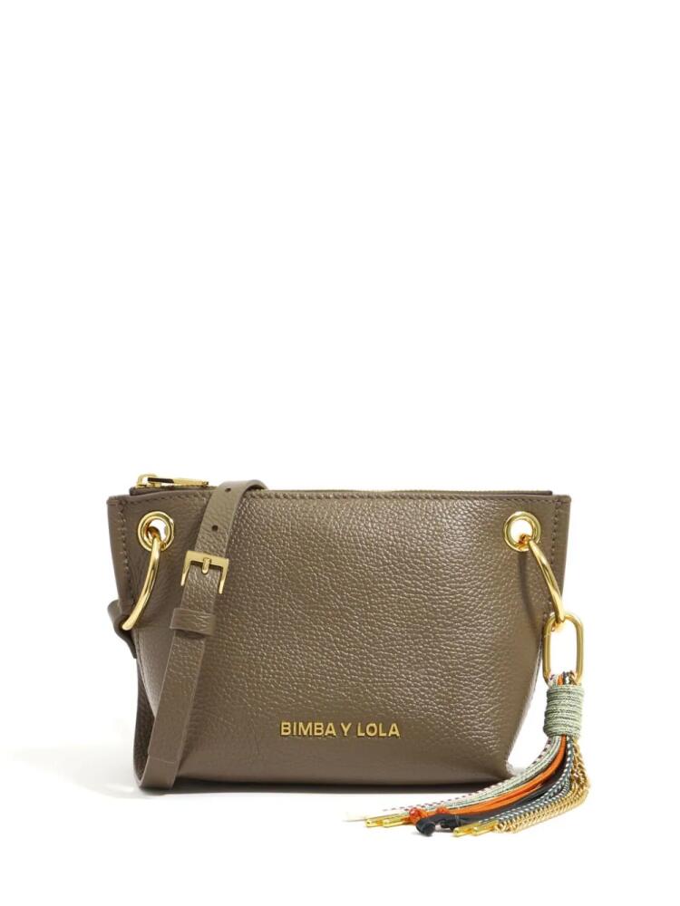 Bimba y Lola small Trapezium crossbody bag - Green Cover