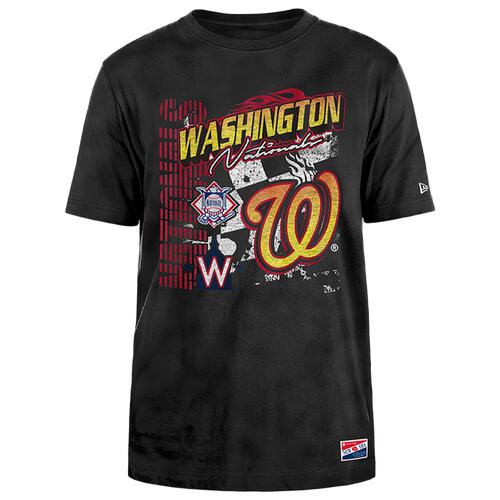 New Era Nationals Fitted Short Sleeve T-Shirt - Mens Black/Black Cover