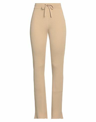 Nanushka Woman Pants Sand Viscose, Polyamide, Elastane Cover