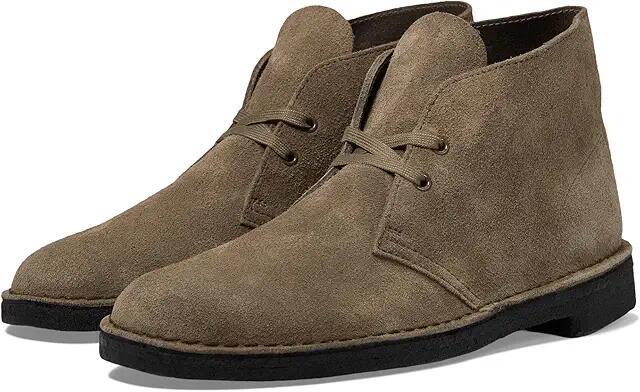 Clarks Desert Boot (Dark Grey Suede) Men's Lace-up Boots Cover