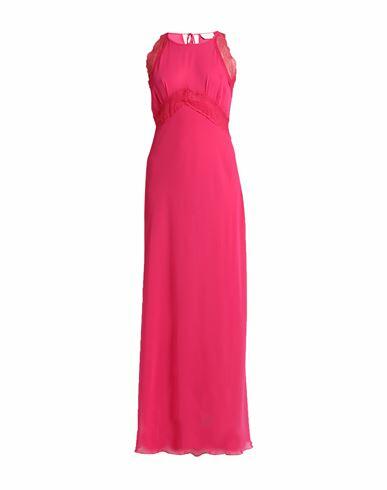 Anna Molinari Woman Maxi dress Fuchsia Polyester, Polyamide Cover