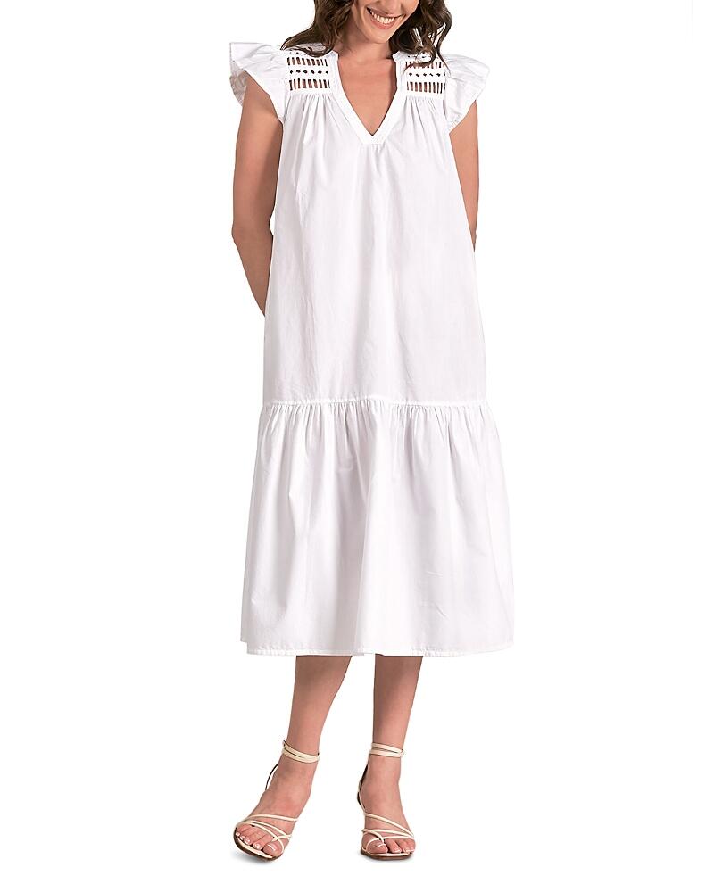 Elan Cotton Ladder Trim Dress Cover