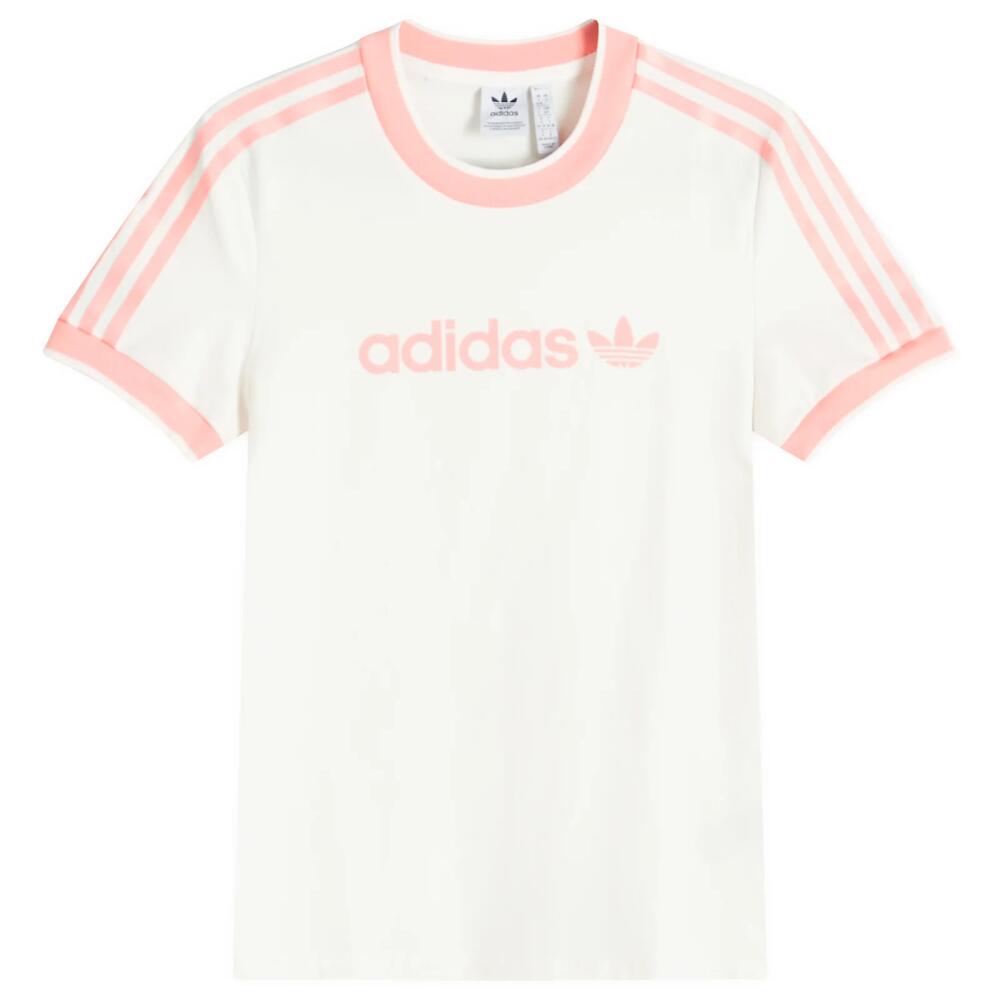 Adidas Women's Badge Slim T-Shirt in Cloud White Cover