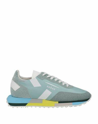 Ghōud Venice Woman Sneakers Sky blue Soft Leather, Textile fibers Cover