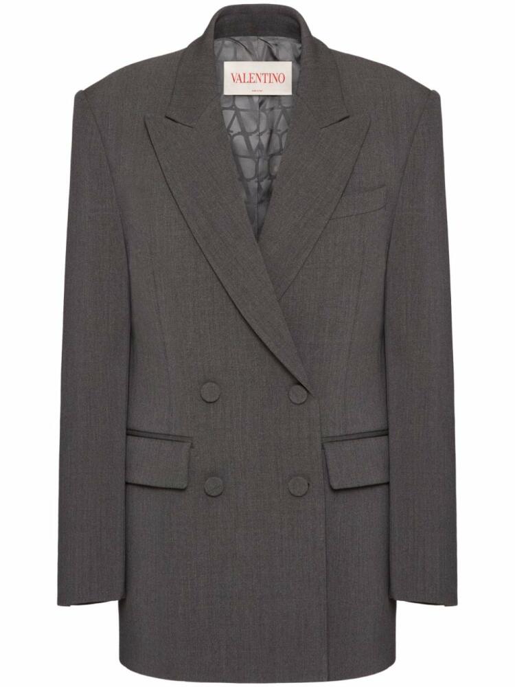 Valentino Garavani double-breasted blazer - Grey Cover