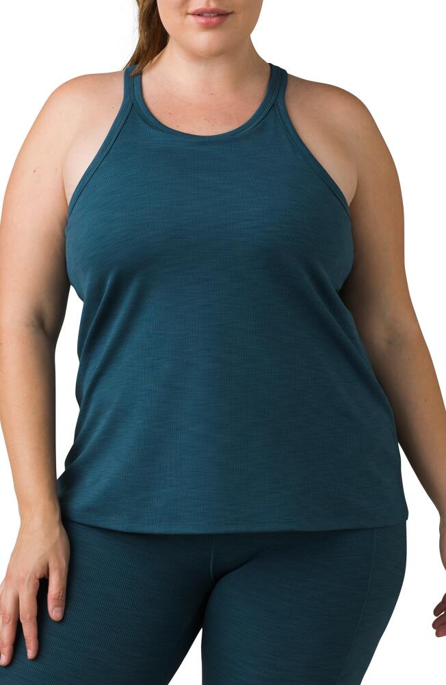 prAna Becksa Tank in Bluefin Heather Cover