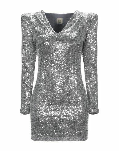 5rue Woman Mini dress Silver Polyester Cover