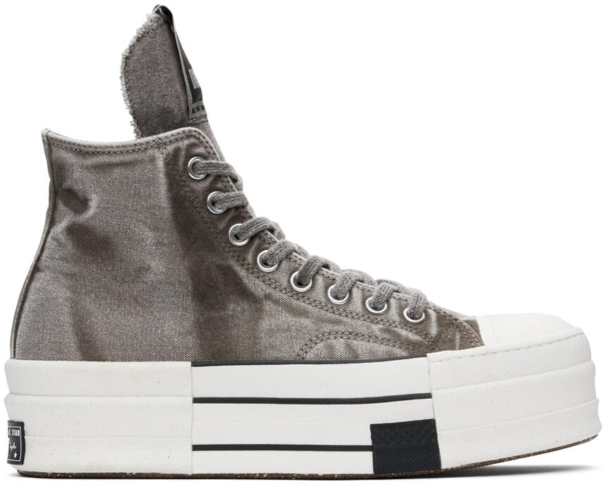 Rick Owens DRKSHDW Gray Converse Edition DBL Drkstar Sneakers Cover