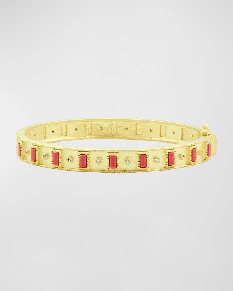 Freida Rothman Baguette and Round Stone Bangle Cover