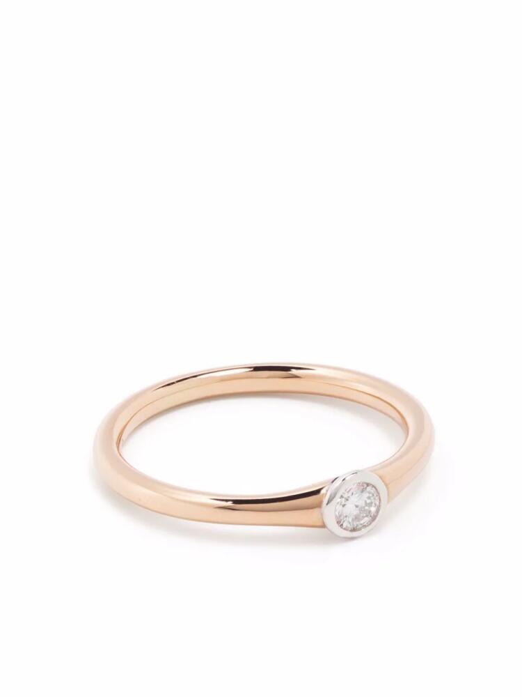 Courbet 18kt recycled rose gold Origine laboratory-grown diamond ring - Pink Cover