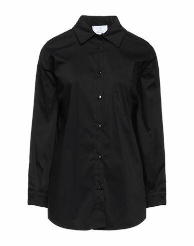 Berna Woman Shirt Black Cotton, Polyamide, Elastane Cover