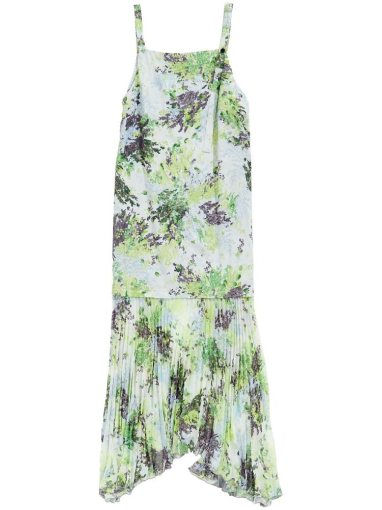 Bimba y Lola floral-print midi dress - Green Cover