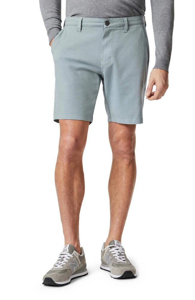 34 Heritage Arizona Flat Front Chino Shorts in Citadel High-Flyer Cover