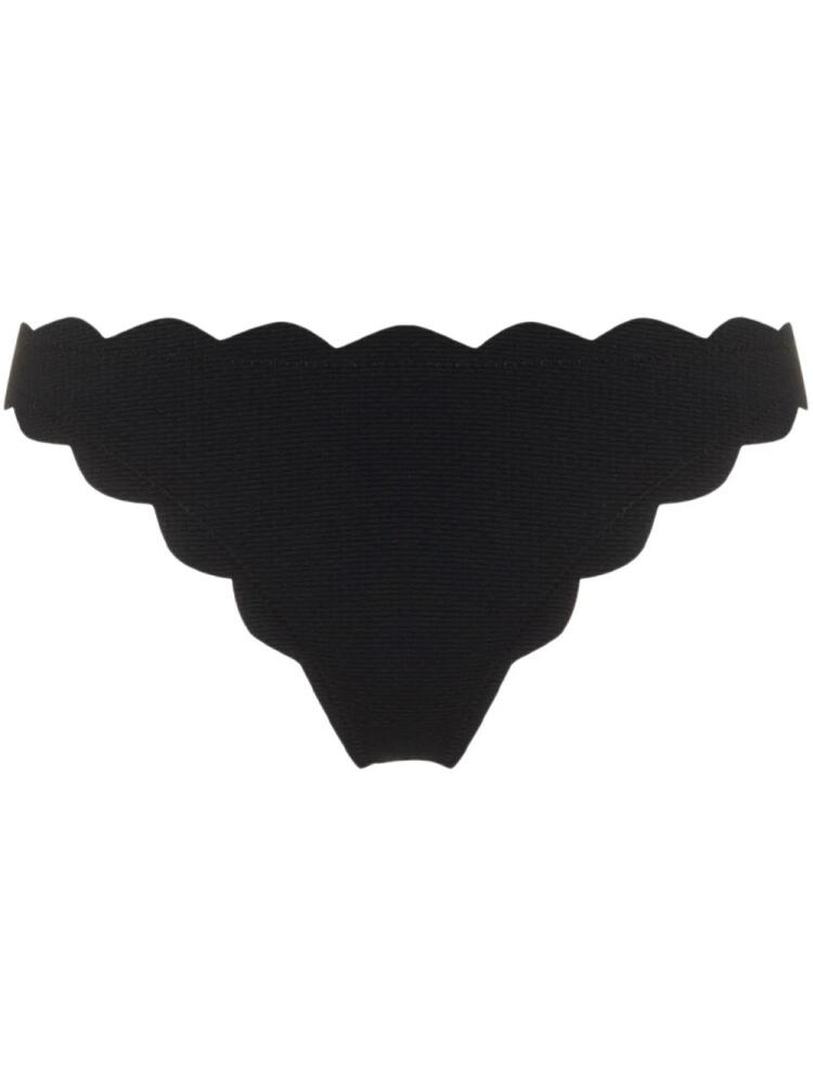 Marysia North scalloped bikini bottoms - Black Cover