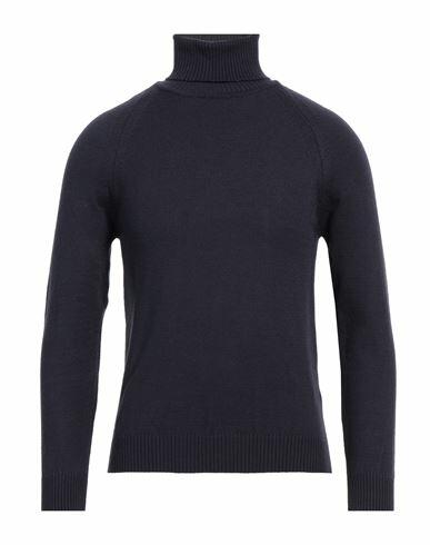 Officina 36 Man Turtleneck Navy blue Viscose Cover