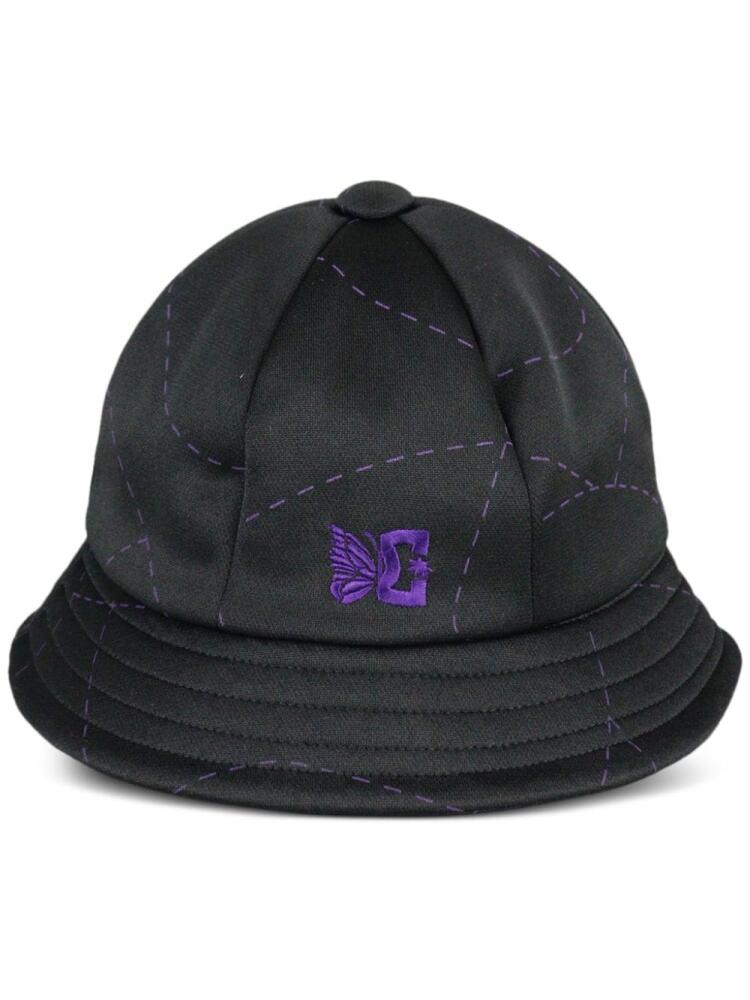 Needles Bermuda embroidered-logo bucket hat - Black Cover