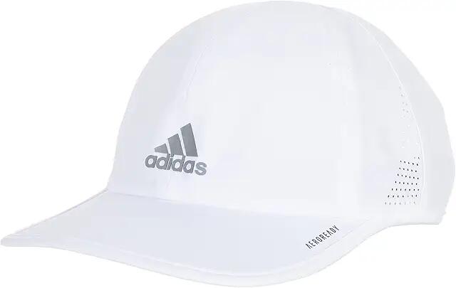 adidas Superlite 2 Relaxed Adjustable Performance Cap (White/Silver Reflective) Caps Cover