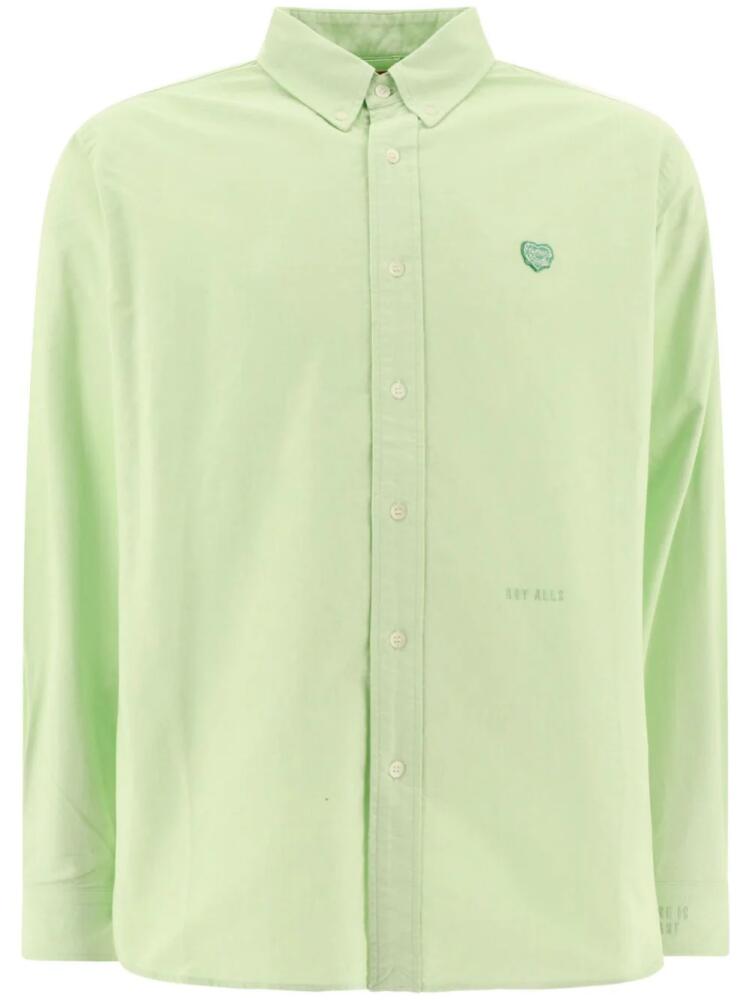 Human Made logo patch buttoned shirt - Green Cover