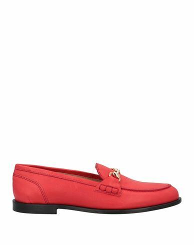 Boemos Woman Loafers Red Soft Leather Cover