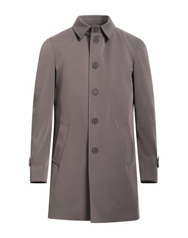 Mr Massimo Rebecchi Man Coat Dove grey Polyester, Elastane Cover