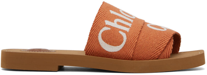 Chloé Orange Woody Sandals Cover