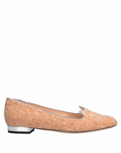 Charlotte Olympia Woman Loafers Sand Textile fibers Cover