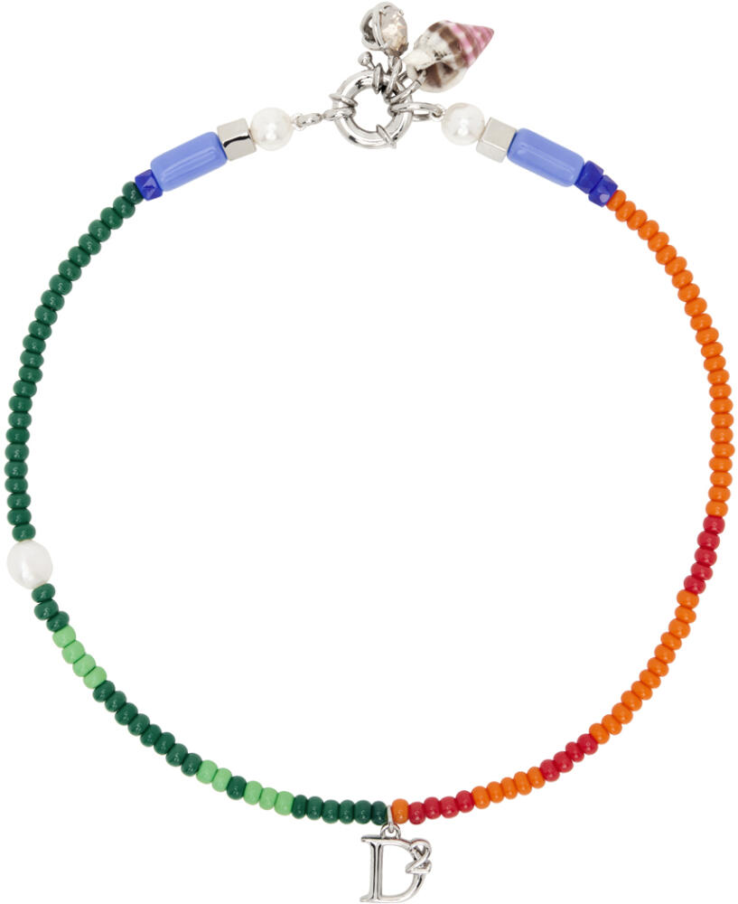 Dsquared2 Multicolor D2 Charm Necklace Cover