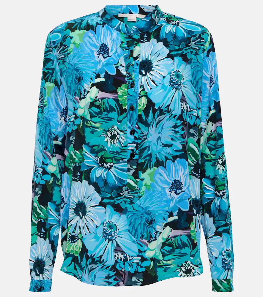 Stella McCartney Floral silk crêpe de chine blouse Cover