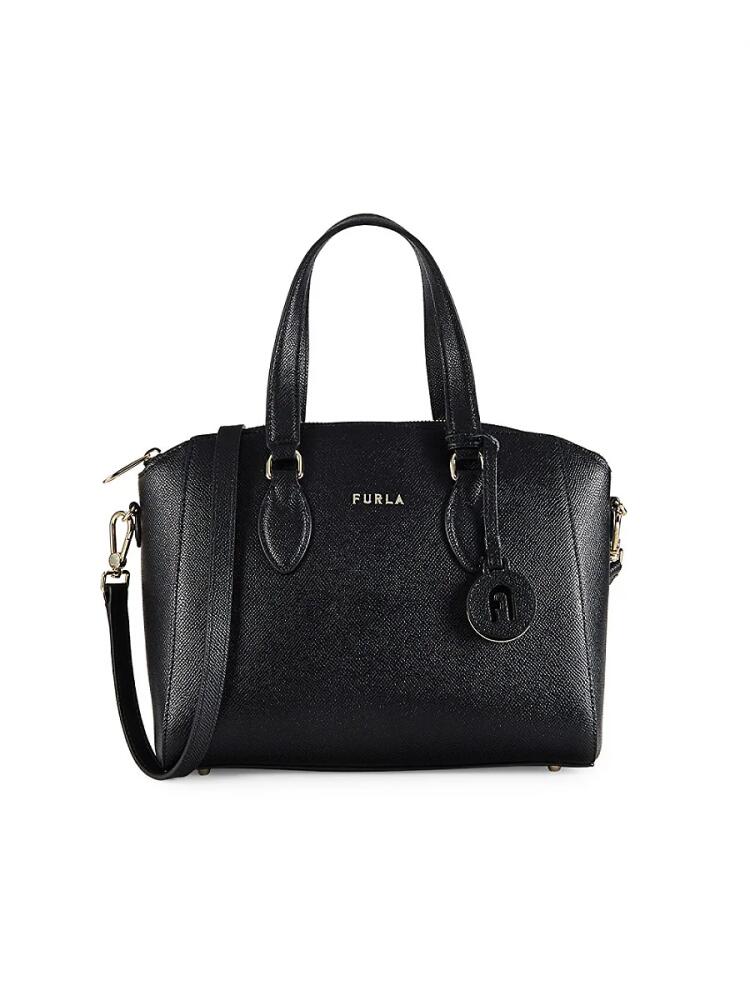 Furla Women's Leather Top Handle Bag - Nero Cover