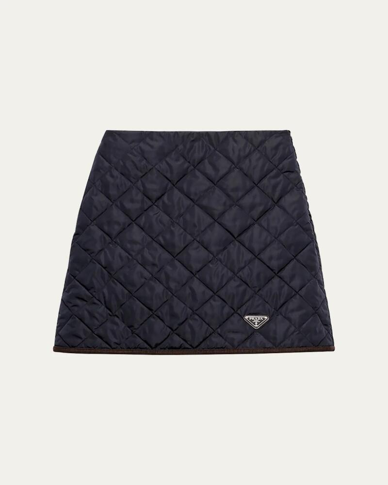 Prada Quilted Mini Skirt Cover