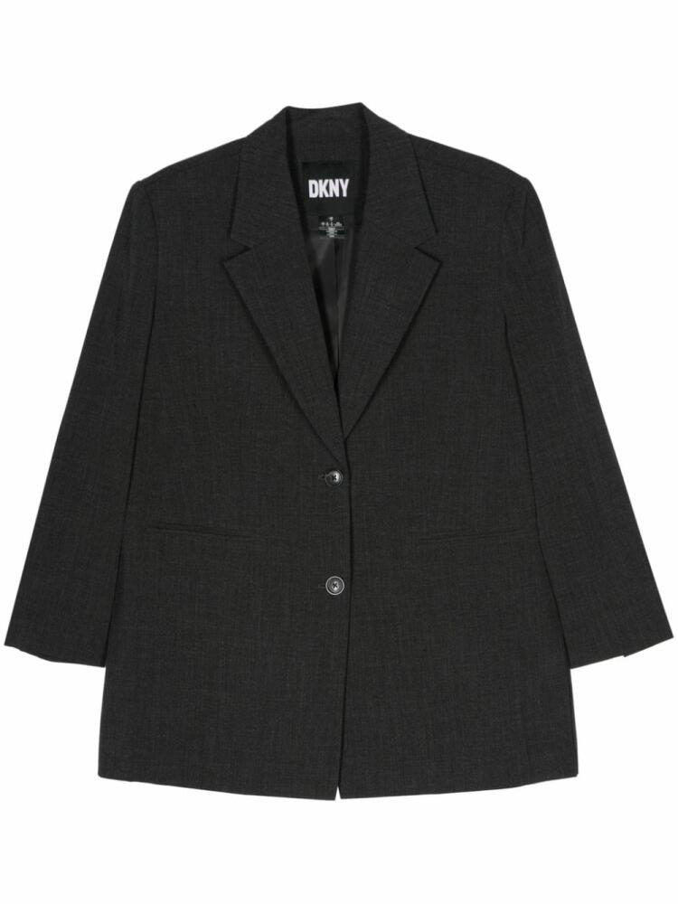 DKNY mélange twill blazer - Grey Cover