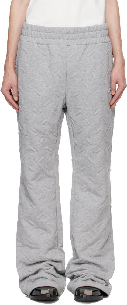 Who Decides War Gray Thread Plate Sweatpants Cover