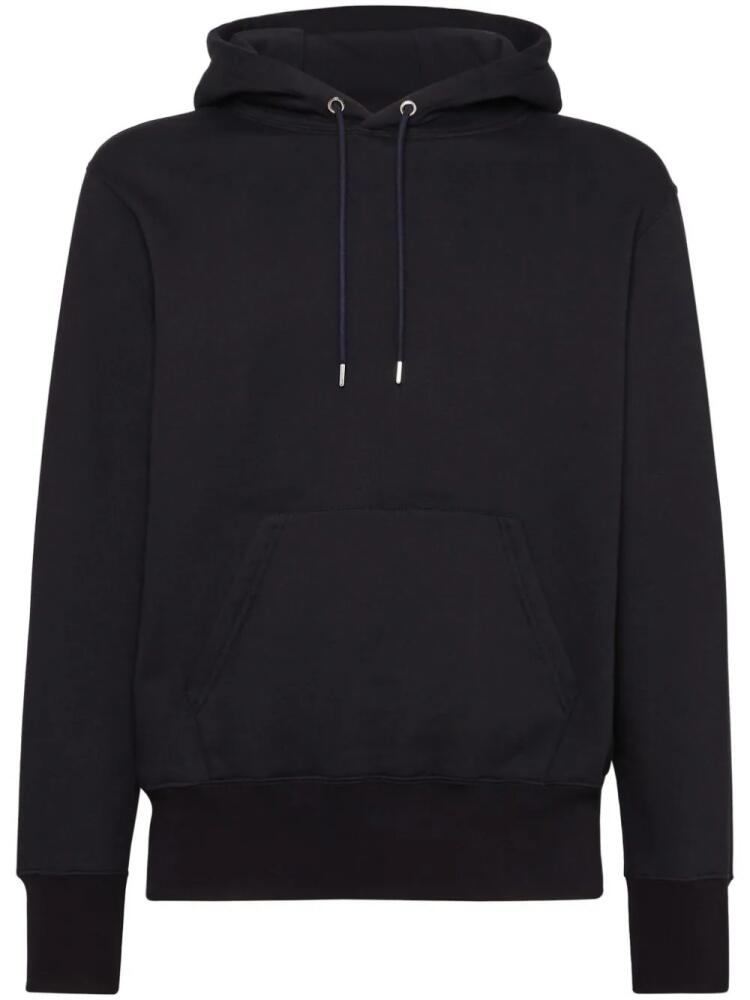 Ferragamo stripe-detailing cotton hoodie - Black Cover