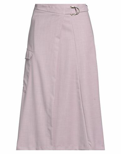 Vicolo Woman Midi skirt Mauve Polyester, Viscose, Elastane Cover