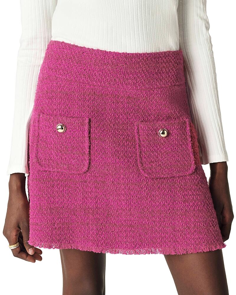 ba & sh Jupe Bonnie Tweed Mini Skirt Cover