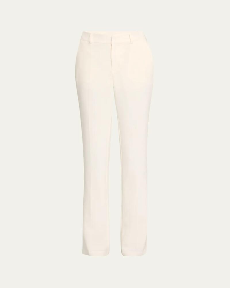 Cinq a Sept Kerry Slim Straight-Leg Crepe Pants Cover