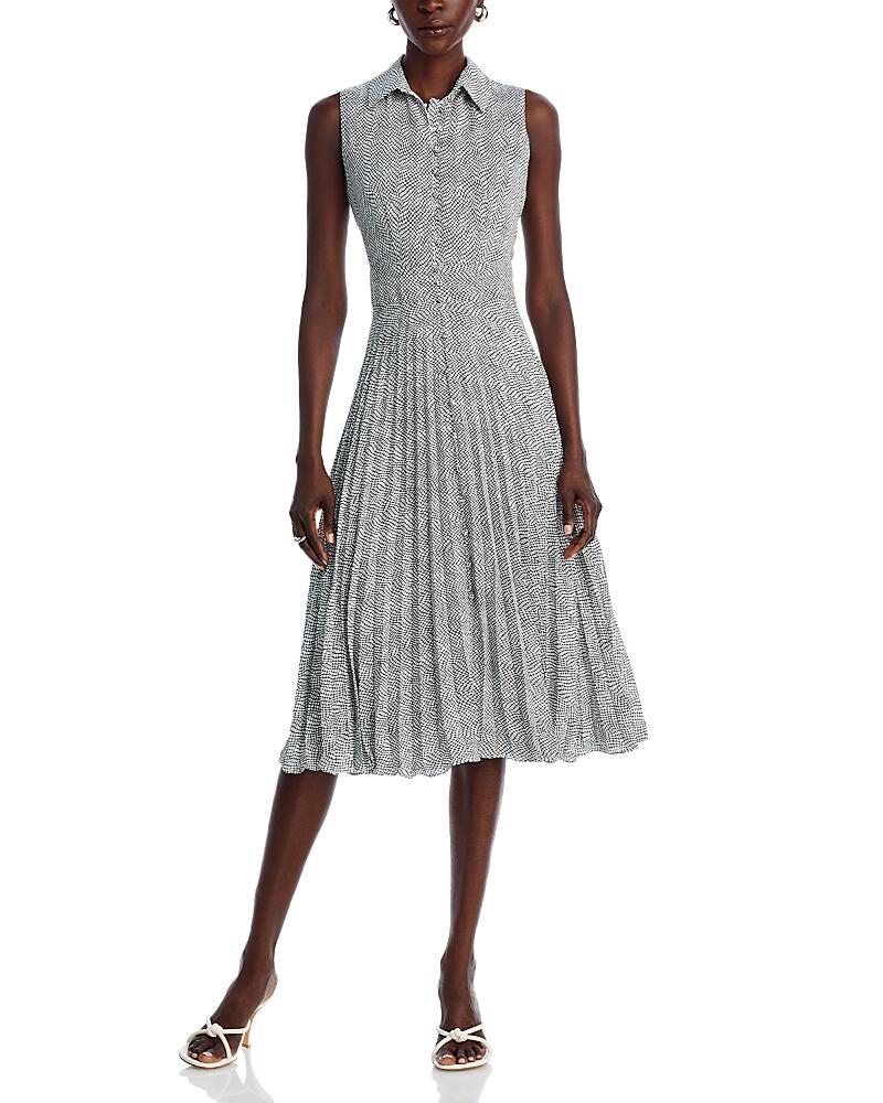 T Tahari Sleeveless Button Down Midi Dress Cover