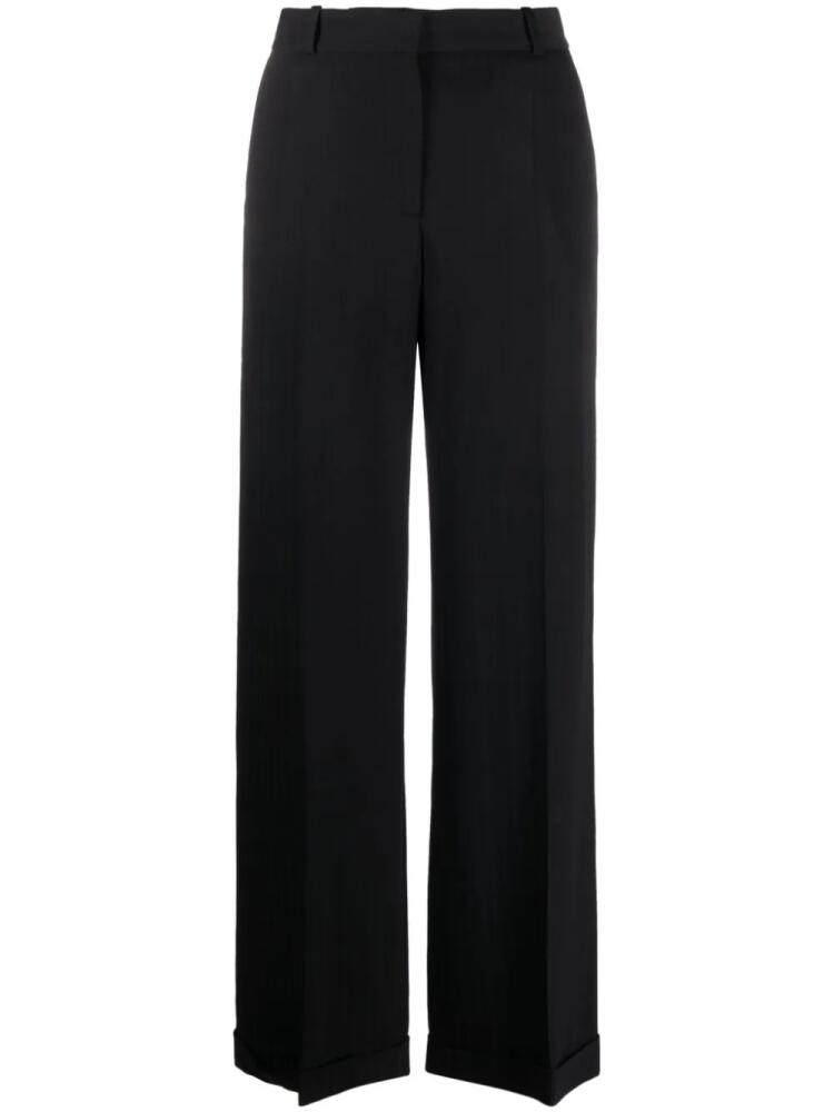 TOTEME tailored wide-leg trousers - Black Cover