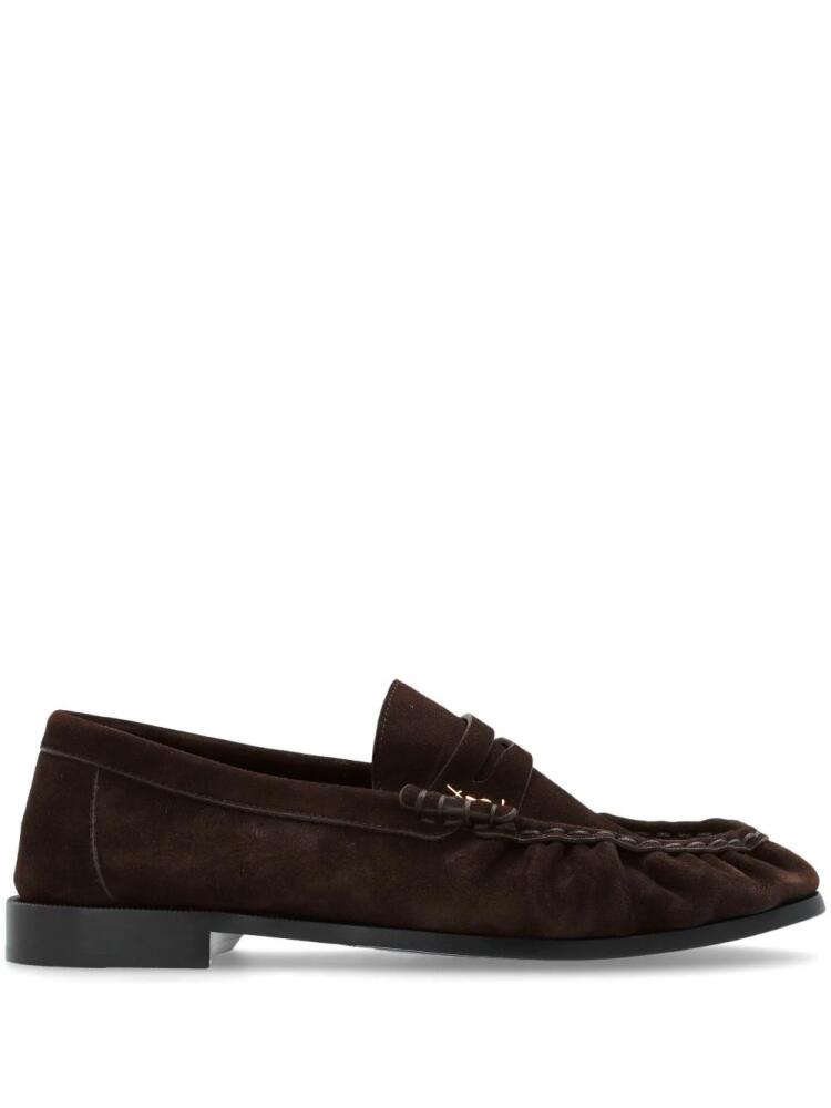 Saint Laurent suede loafers - Brown Cover