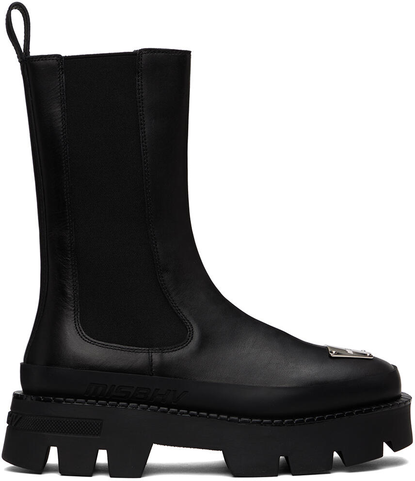 MISBHV Black 'The 2000' Chelsea Boots Cover