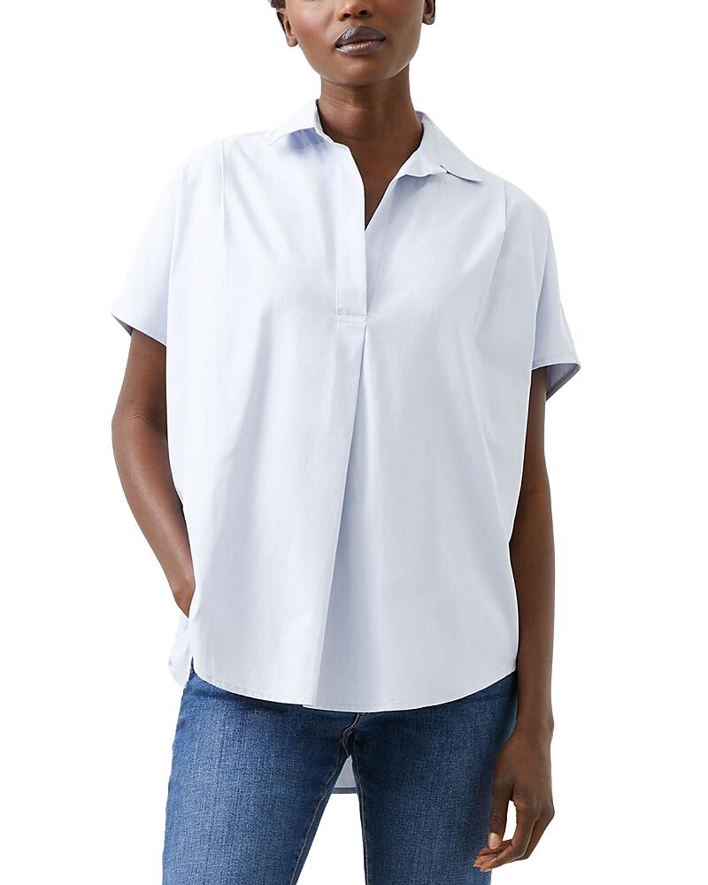 French Connection Collared High Low Shirt Cover