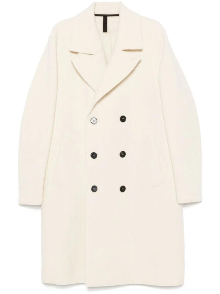 Harris Wharf London boiled-wool coat - White Cover