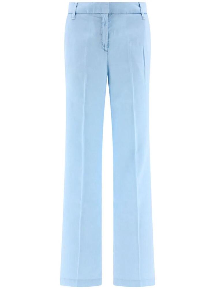 Jacob Cohën pressed-crease straight-leg trousers - Blue Cover