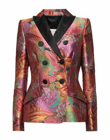 Maison Common Woman Blazer Light purple Polyester, Silk, Viscose Cover