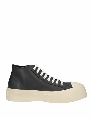 Marni Man Sneakers Black Leather Cover