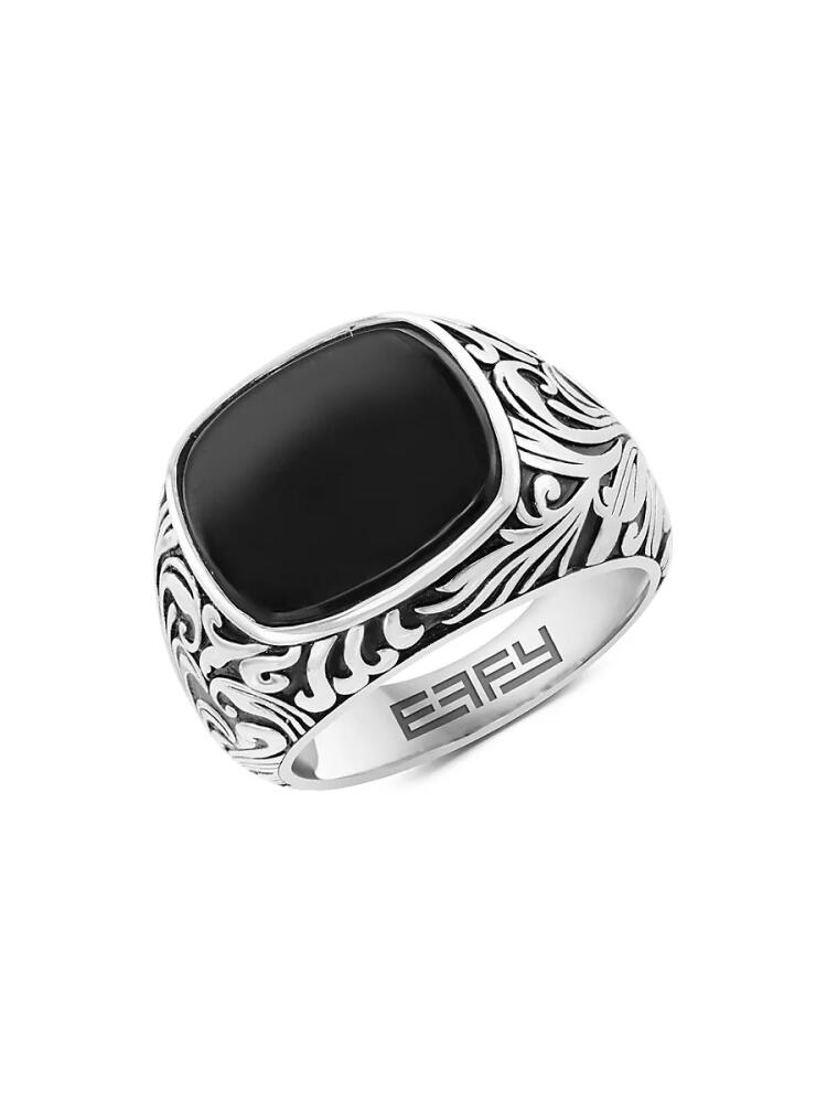 Effy Men's 925 Sterling Silver & Onyx Ring Cover