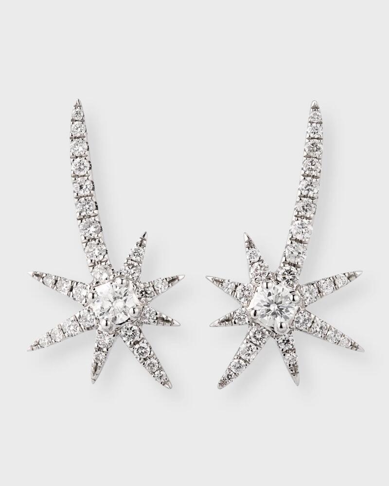 Graziela Gems White Shooting Starburst Earrings Cover