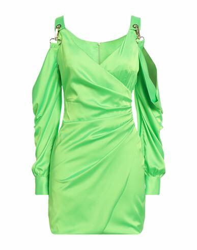 Monique Garçonne Woman Mini dress Green Polyester Cover