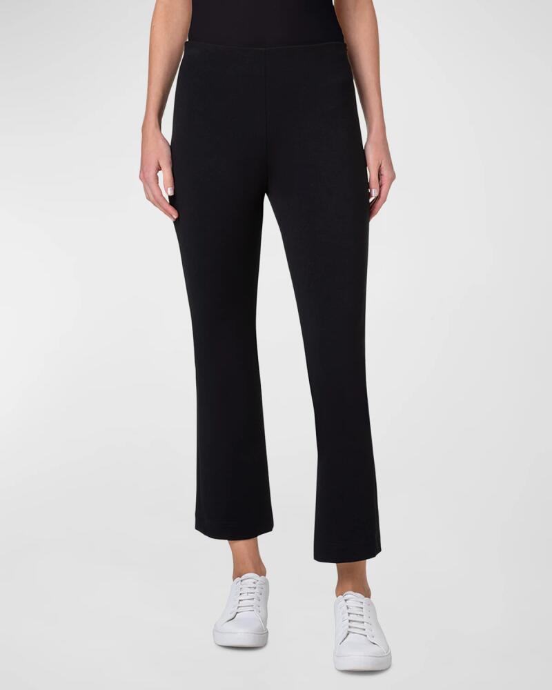 Akris punto Cindy Signature Jersey Bootcut Pants Cover